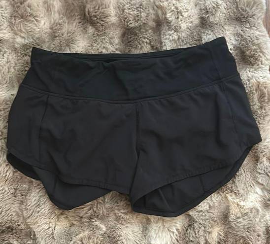 Lululemon Black Speed Up Short 2.5”