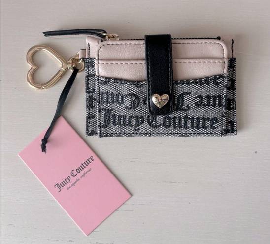 Juicy Couture NWT  grey and cream monogrammed wallet