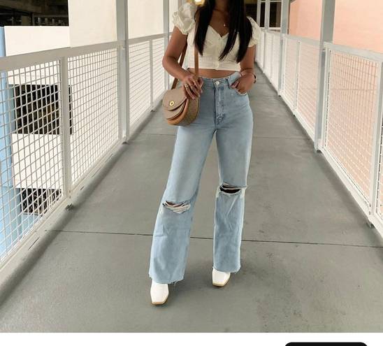 ZARA Wide Leg Jeans