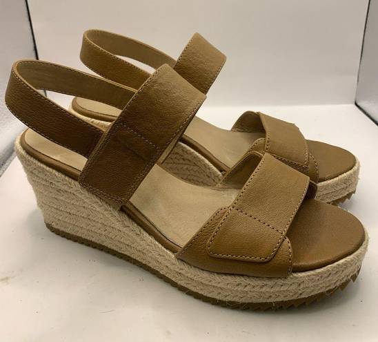 Eileen Fisher  Velcro Strap Platform Wedges Size 7.5 
PREOWNED/USED