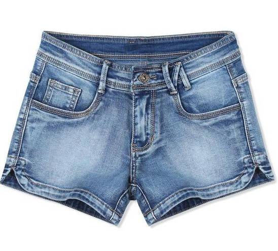 Hunter Demon &  601 Series Slim Cut Factory Faded Stretch Denim Jeans Shorts M