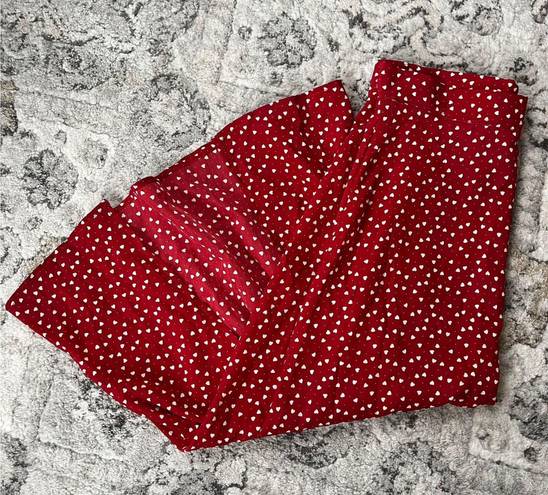 Heart Red Midi Skirt