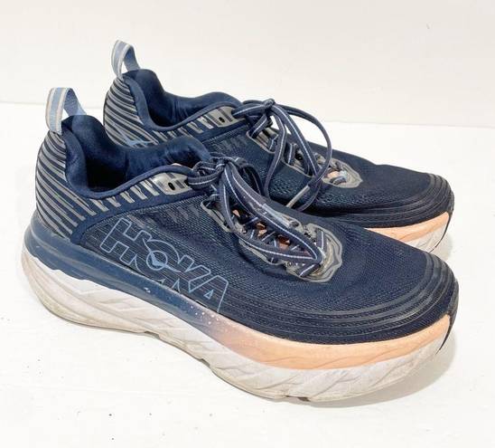 Hoka  One One Bondi 6 Size 7 Running Athletic Workout Shoes 1019272