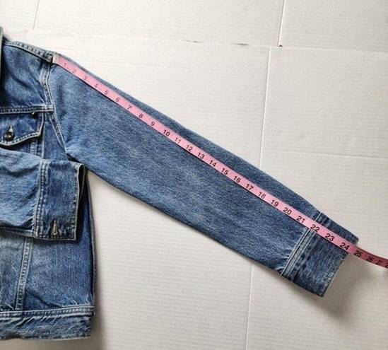 DKNY  Jean Jacket Blue 100% Cotton Trucker Denim Jacket Size M