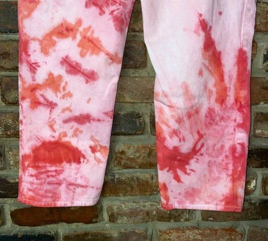 DKNY  Custom Tie Dye Capri Denim Jeans Size 4