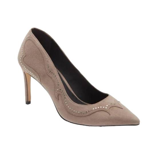 ALLSAINTS NWT  Taupe Zehra Studded Pump. Size 9