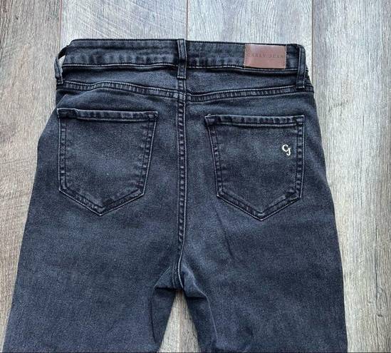 Carly Jean Los Angeles CJLA  Miller Jeans Vintage Black Distressed Size 3