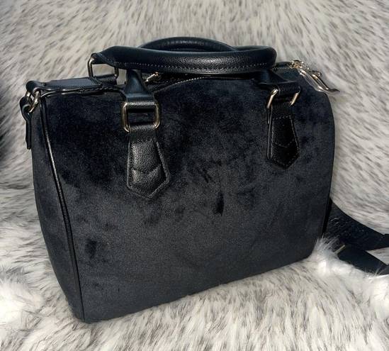 Juicy Couture NWT  Velour Liquorice Obsession Satchel