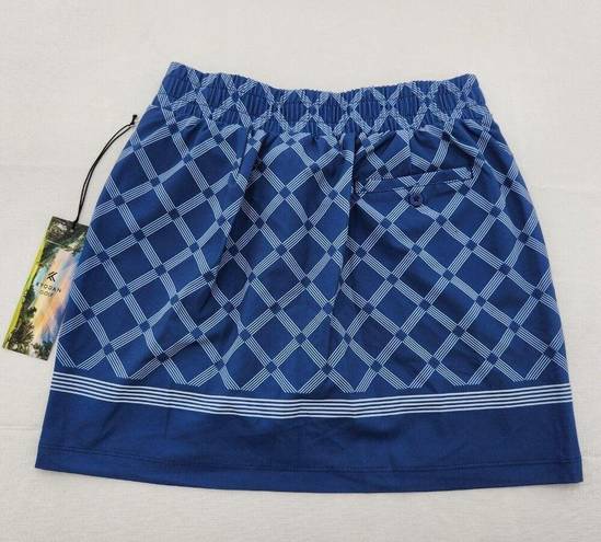 Kyodan  Golf Womans Size XS Active Wear Skort Pockets Blue White