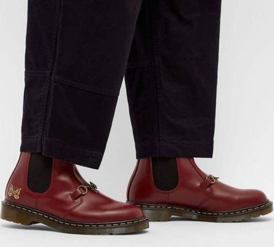 Dr. Martens Needle Chelsea Boots With Butterfly Red Size 9.5 - $200 (28%  Off Retail) New With Tags - From Eleanor