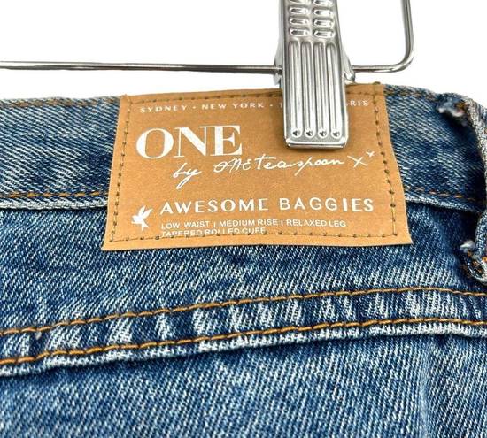 One Teaspoon  Awesome Baggies Destroyed Jeans Wolf Blue Size