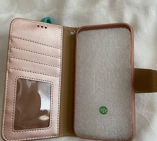 Arae iPhone 11 Rosegold wallet Case NIP