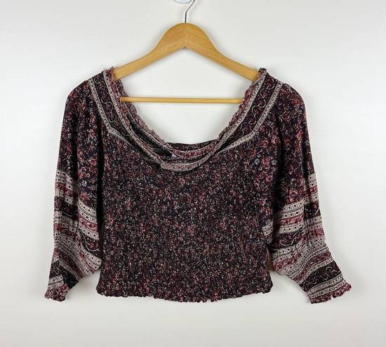 Veronica Beard NWT  Rosalinda Top in‎ Dark Plum Multi