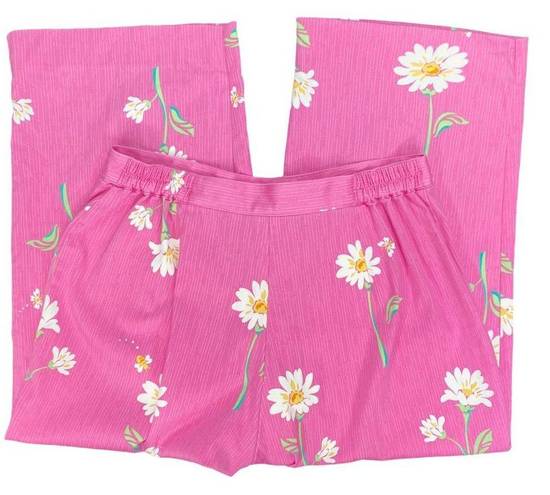 Daisy Alfred Dunner Pink  Print Capris Pants - Petites