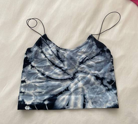 NIKIBIKI Blue Tie Dye Seamless Tank Top