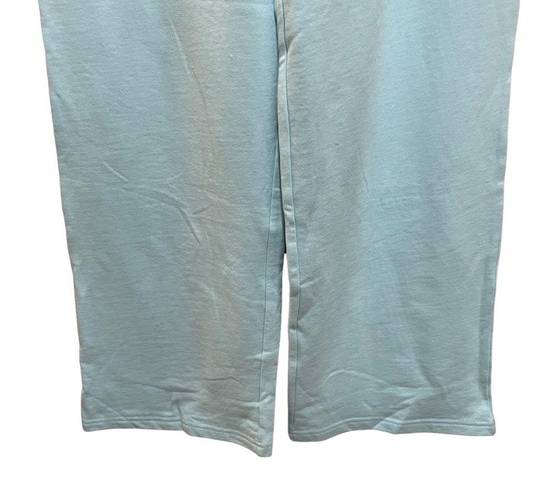 Krass&co Abela Story +  Wide Leg Sweatpants Aqua Blue Size Medium