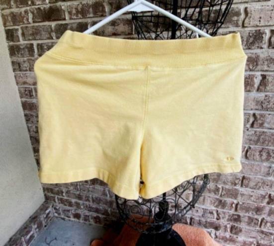 Athletic Works Vintage  Shorts Small 4-6 Warm Yellow Elastic Stretch Pull…