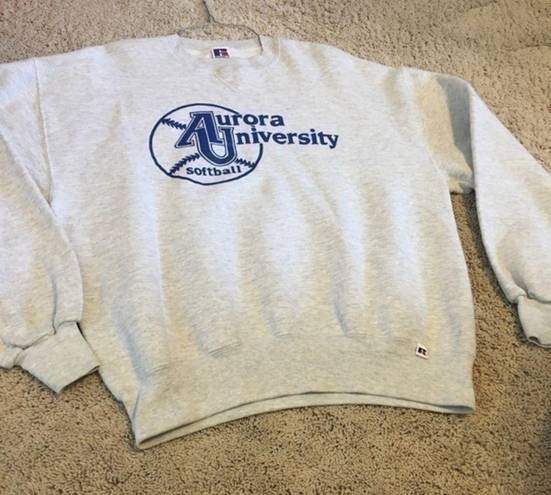 Russell Athletic Aurora University Softball sweatshirt size large from the 90’s