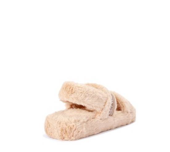 Kendall + Kylie Women's Shane Faux Fur Two Band Slippers