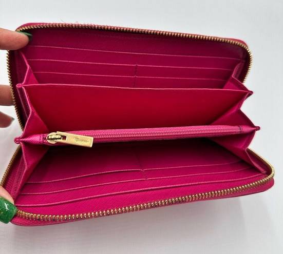 Salvatore Ferragamo  Gancini continental wallet Fuchsia Pink