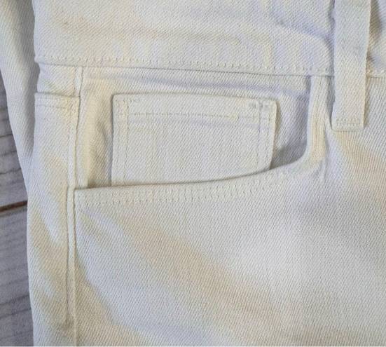 L'Agence NEW L’Agence Nadia High Rise Cropped Straight Blanc White Capri Jeans Size 27/2