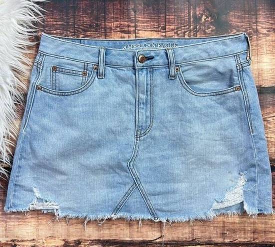 American Eagle  Denim Skirt Light Wash