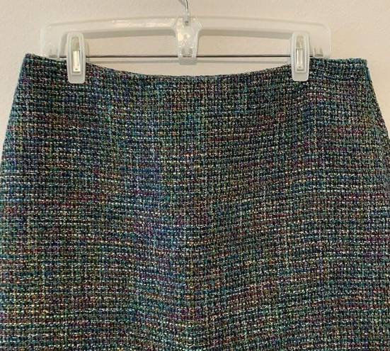 Coldwater Creek  Womens Size 12 Multicolor Tweed Pencil Skirt