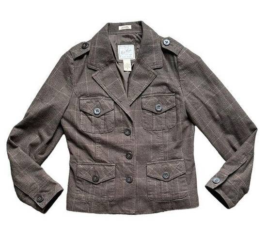 Ruff Hewn  Womens Size Medium Brown Blazer Jacket