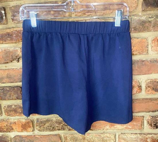 Xhilaration  Navy Blue Sheer Chiffon Pull-On Shorts Women's Size Medium