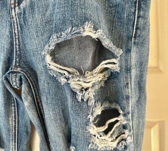 One Teaspoon  Awesome Baggies low waist medium rise distressed jeans