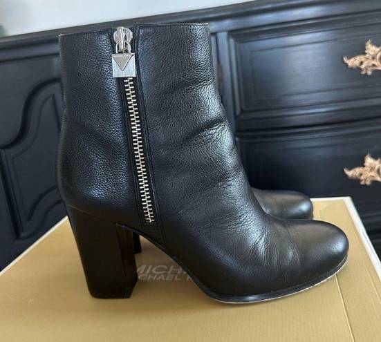 Michael Kors  Leather Booties