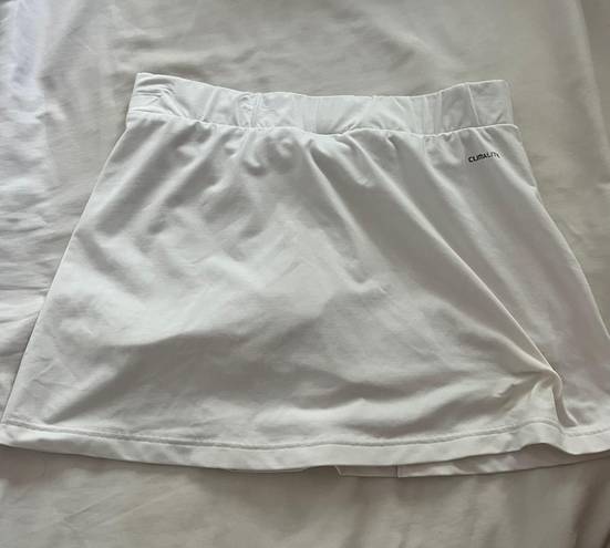 Adidas white tennis skirt