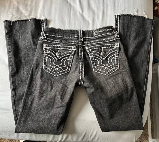 L.A. Idol USA Bootcut Grey Jeans