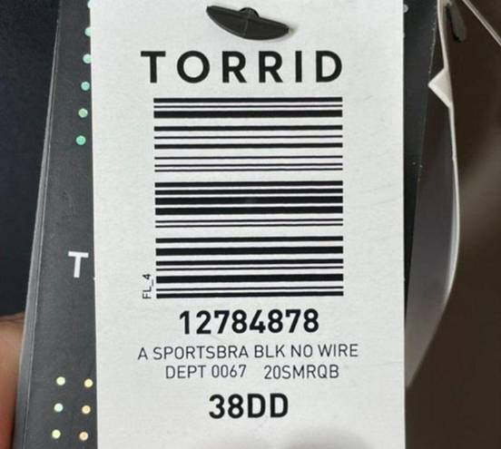 Torrid  Black Athletic Bra‎