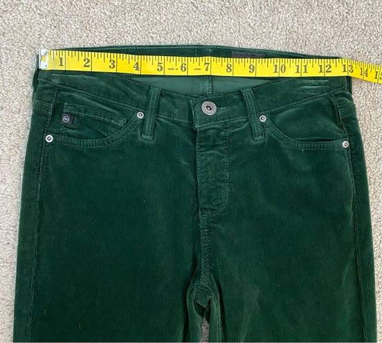 AG Adriano Goldschmied  The Prima Corduroy Cigarette Leg Jeans Green 24