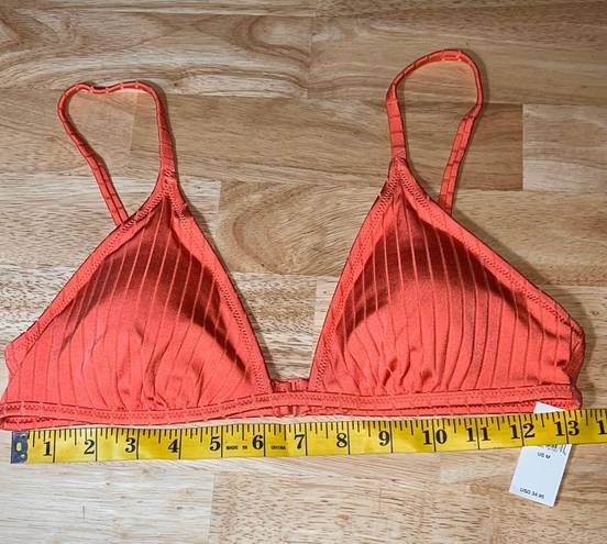 Aerie Medium  Women's Ribbed Crossover Triangle Bikini Top BNWTS