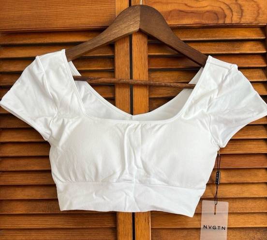 NVGTN White Serene Seamless Bra Sz M