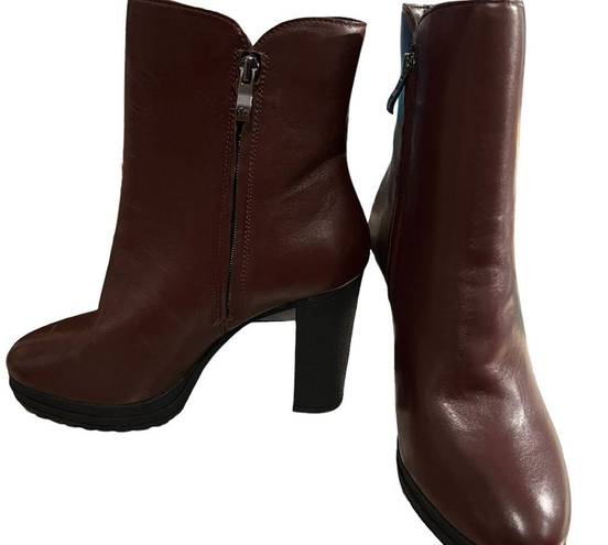 DKNY  Women's High Heel Ankle Boot, Bordeaux Tessi, size 9.5 NIB