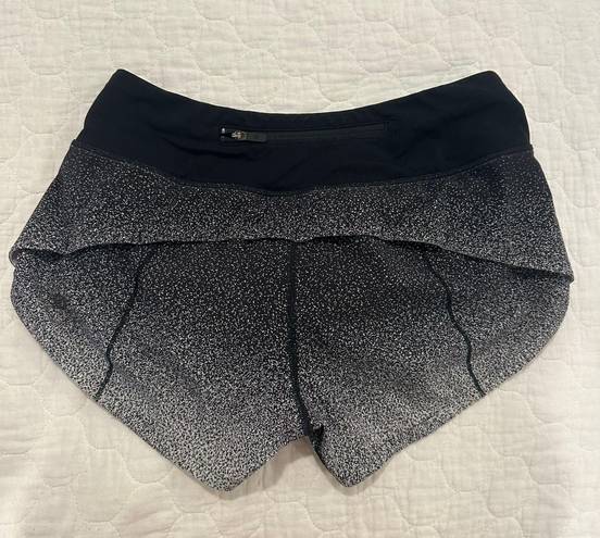 Lululemon rare speckled  speed up shorts