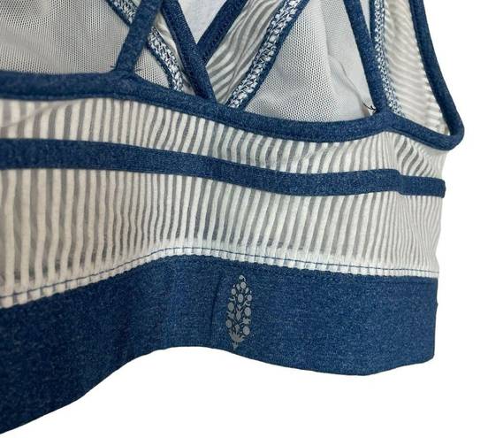 Free People Movement  Celeste Sports Bra in Blue/Ivory Size XS