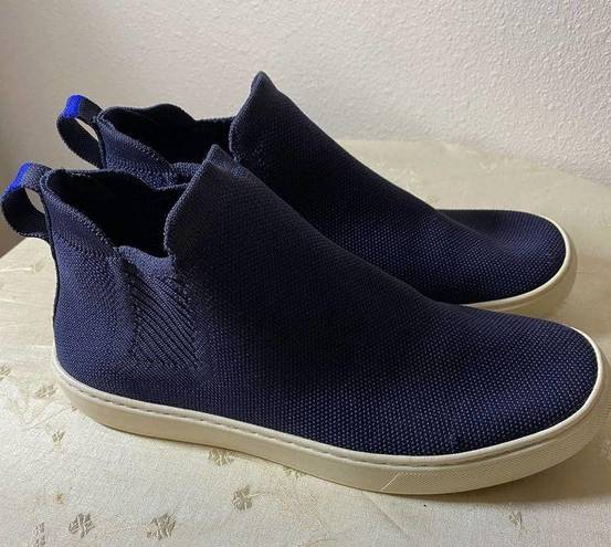 Rothy's Rothy’s The Chelsea Boot Slip on High Top Sneaker Boot in Blue Size 8