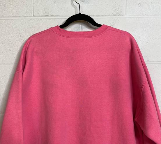 Gildan Neon Pink I Speak Fluent Sarcasm Graphic Pullover Size XL