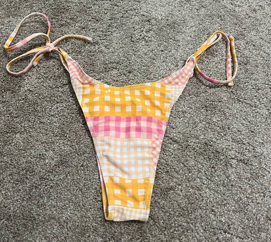 Amazon Pink and Orange Bathing Suit Bottom Never Worn