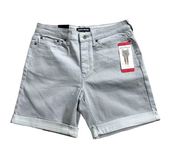 DKNY  Jeans -Bermuda shorts light grey/flint color size 8 NEW