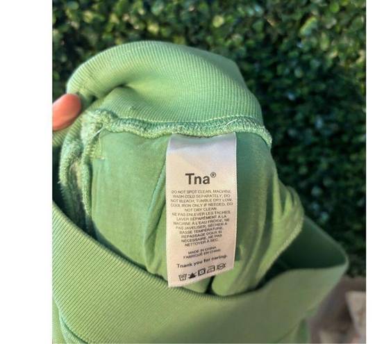 TNA ARITIZIA COZY BOYFRIEND SWEATS SIZE MEDIUM Green