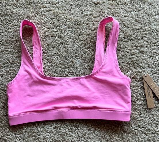 SKIMS Signature Swim tank bikini top light pink