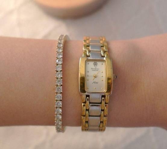 Twotone Silver &‎ Gold Vintage Armitron Watch