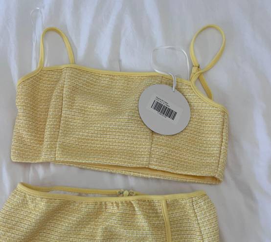 Princess Polly Yellow Skirt Set