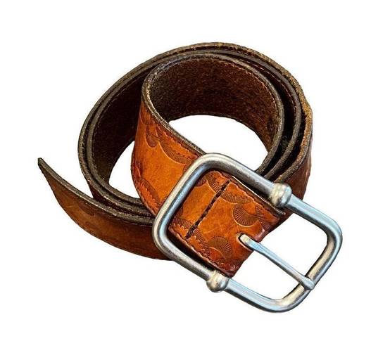 Gap Vintage  western Leather Belt size S Made in USA