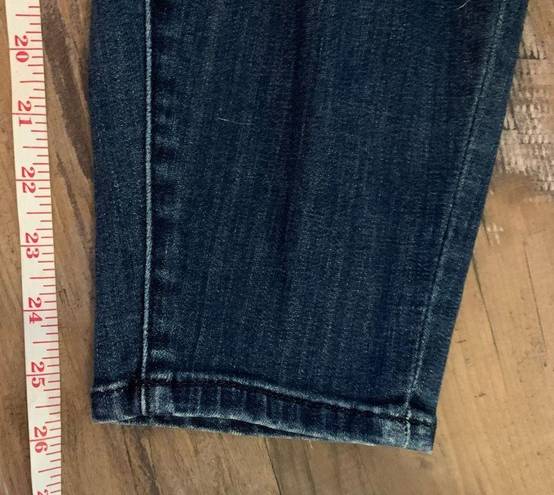 Pilcro and the Letterpress  Crop Leggings Jeans Size 16W 16 Blue Denim Inseam 26